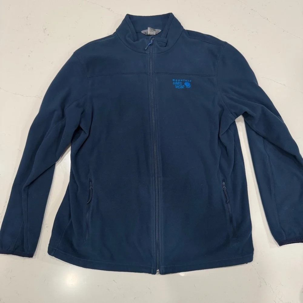 Mountain Hardwear Men’s Full Zip Fleece Jacket Blue - XL